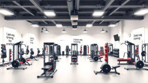 Een goed uitgeruste, energieke sportschool in Bergen op Zoom.