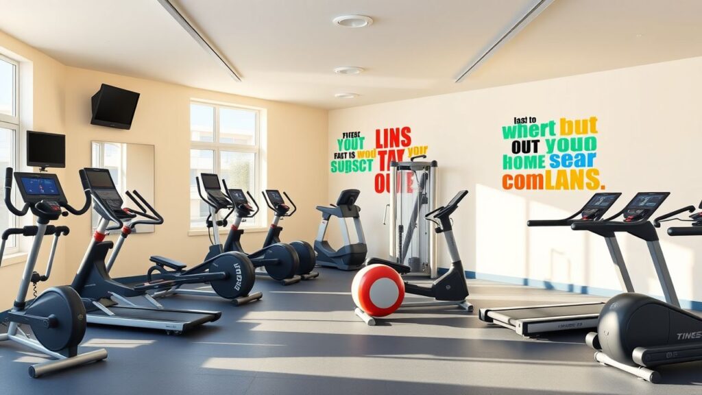 Een goed uitgeruste, heldere en uitnodigende sportschool in Hasselt.